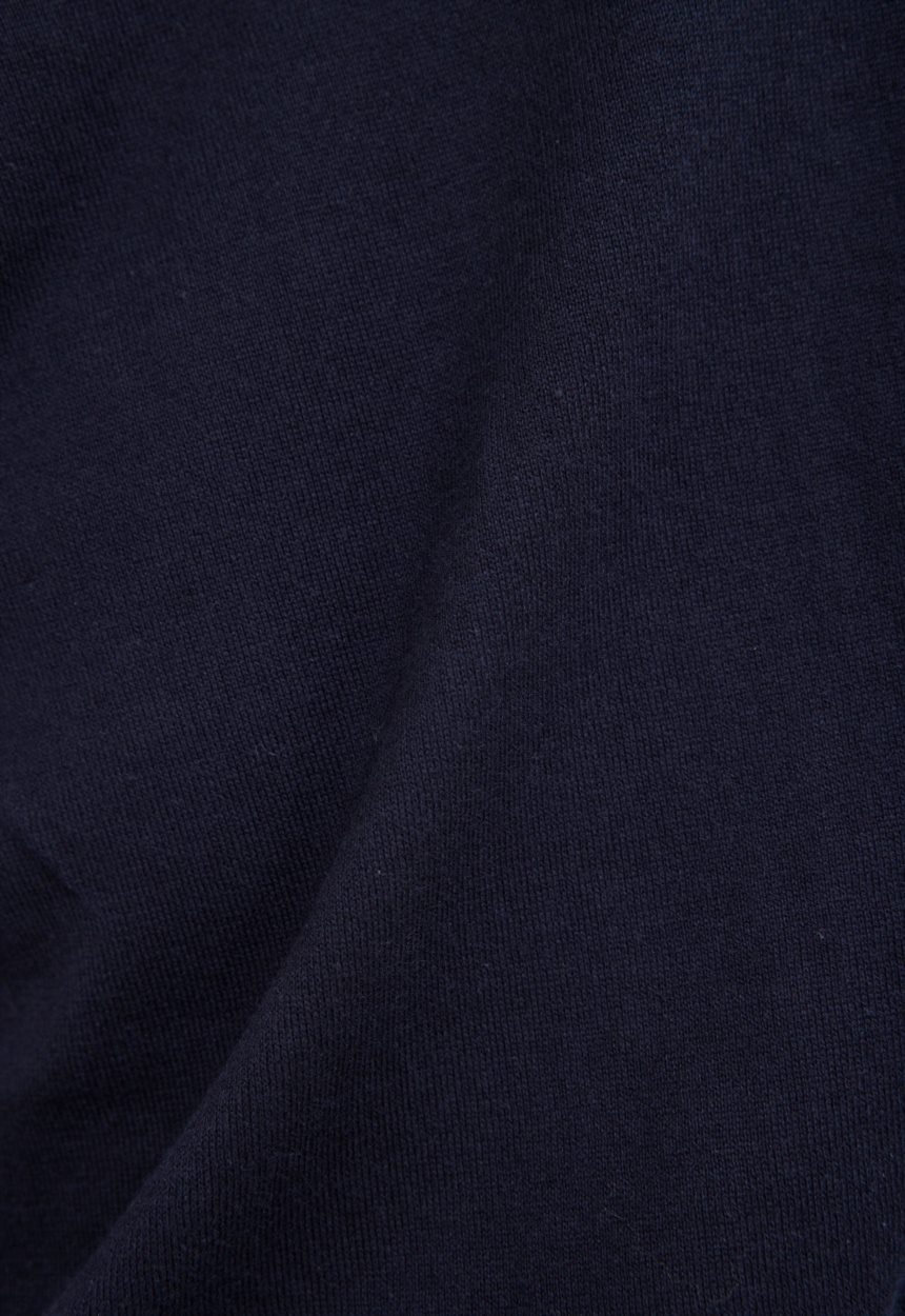 Jac + Jack Pointier Knitted Cotton Polo - Darkest Navy